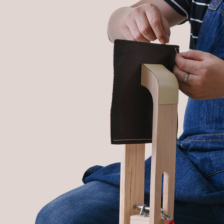 Wooden Leather Stitching Horse