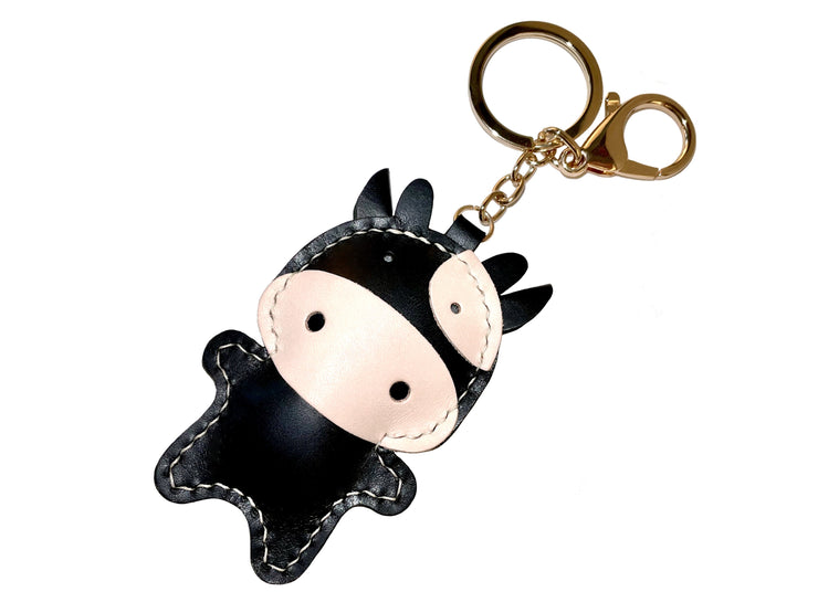 Moo Cow Key Ring - Handcrafted by J Tanner - J Tanner DIY Leather Craft