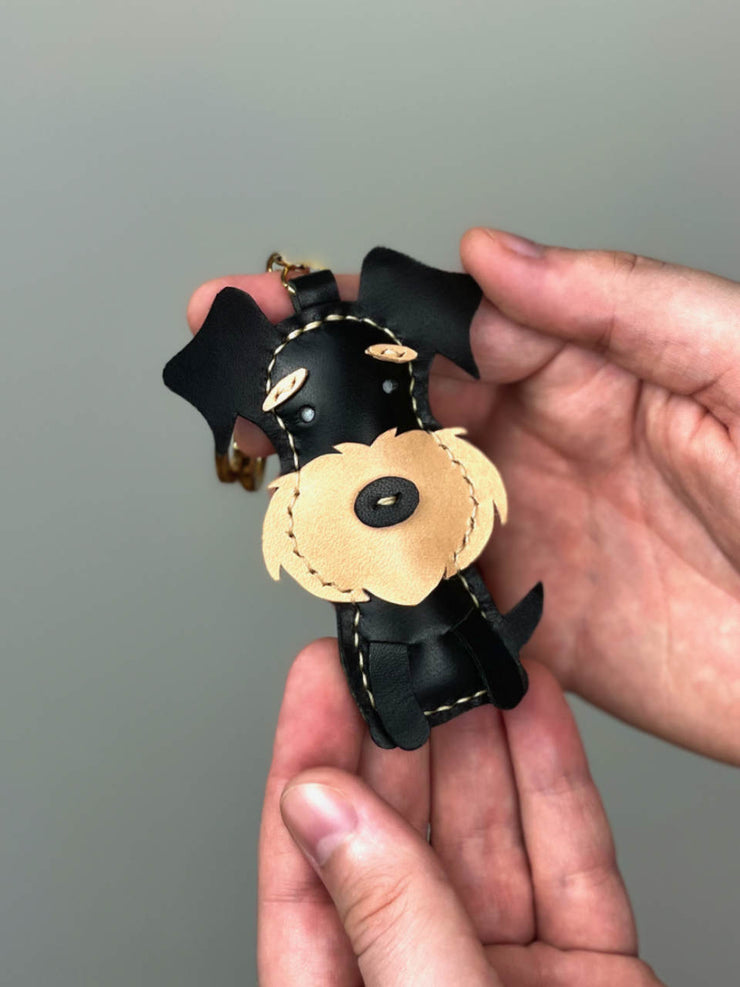Dog Leather Keychain DIY Kit