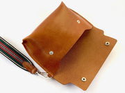 Tapered Clutch Purse with Hand Strap - Handcrafted by J Tanner - J Tanner DIY Leather Craft